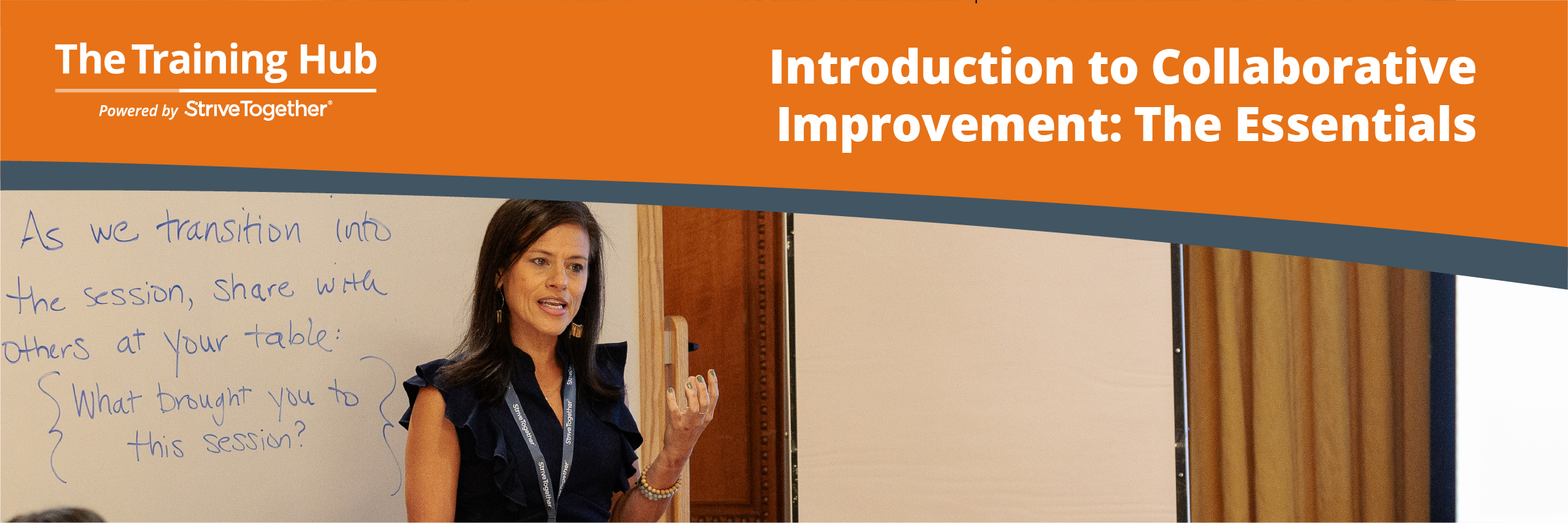 The Training Hub Powered by StriveTogether Introduction to Collaborative Improvement: The Essentials