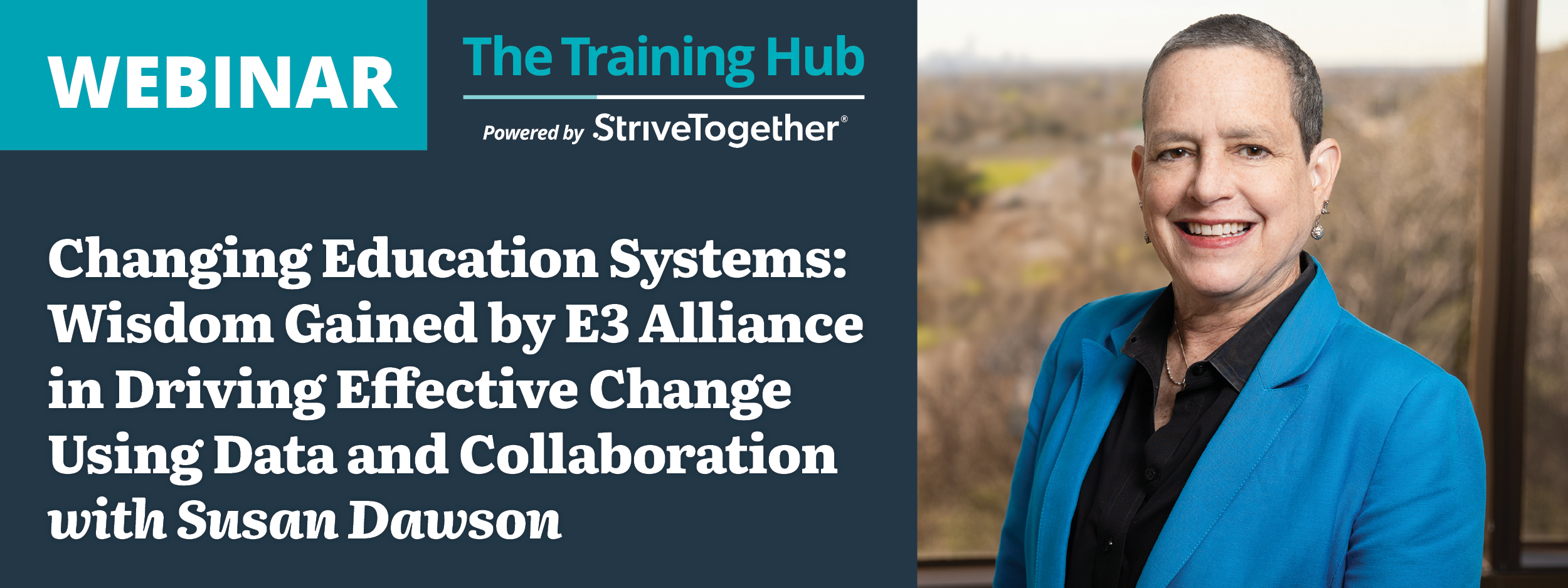 StriveTogether - Susan Dawson Webinar - Landing Page